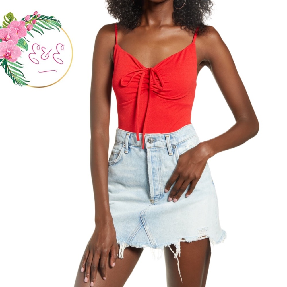 NWT TIGER MIST Halation Ruched Bodysuit Size S - Picture 3 of 13